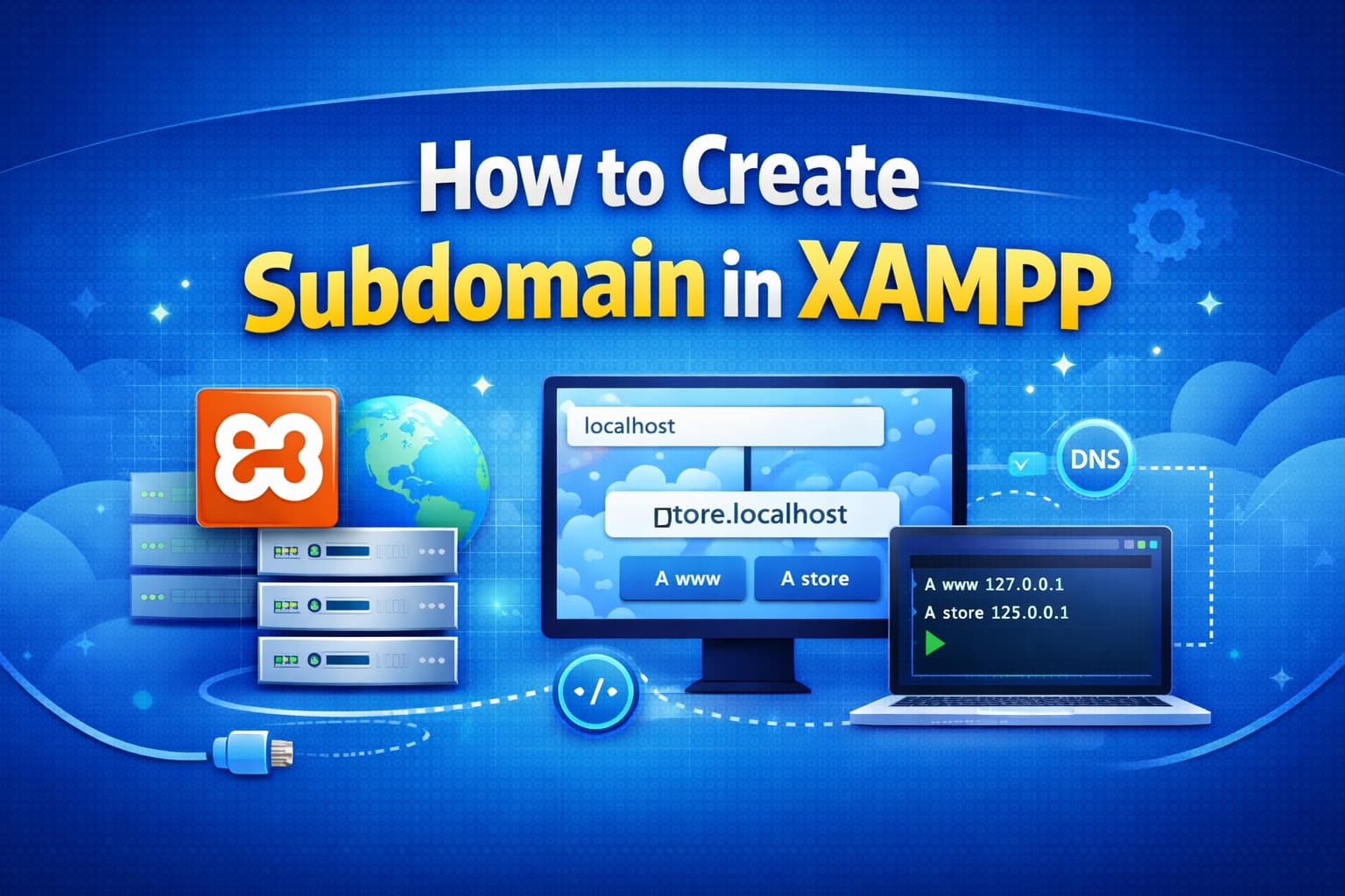 How to Create Subdomain in XAMPP